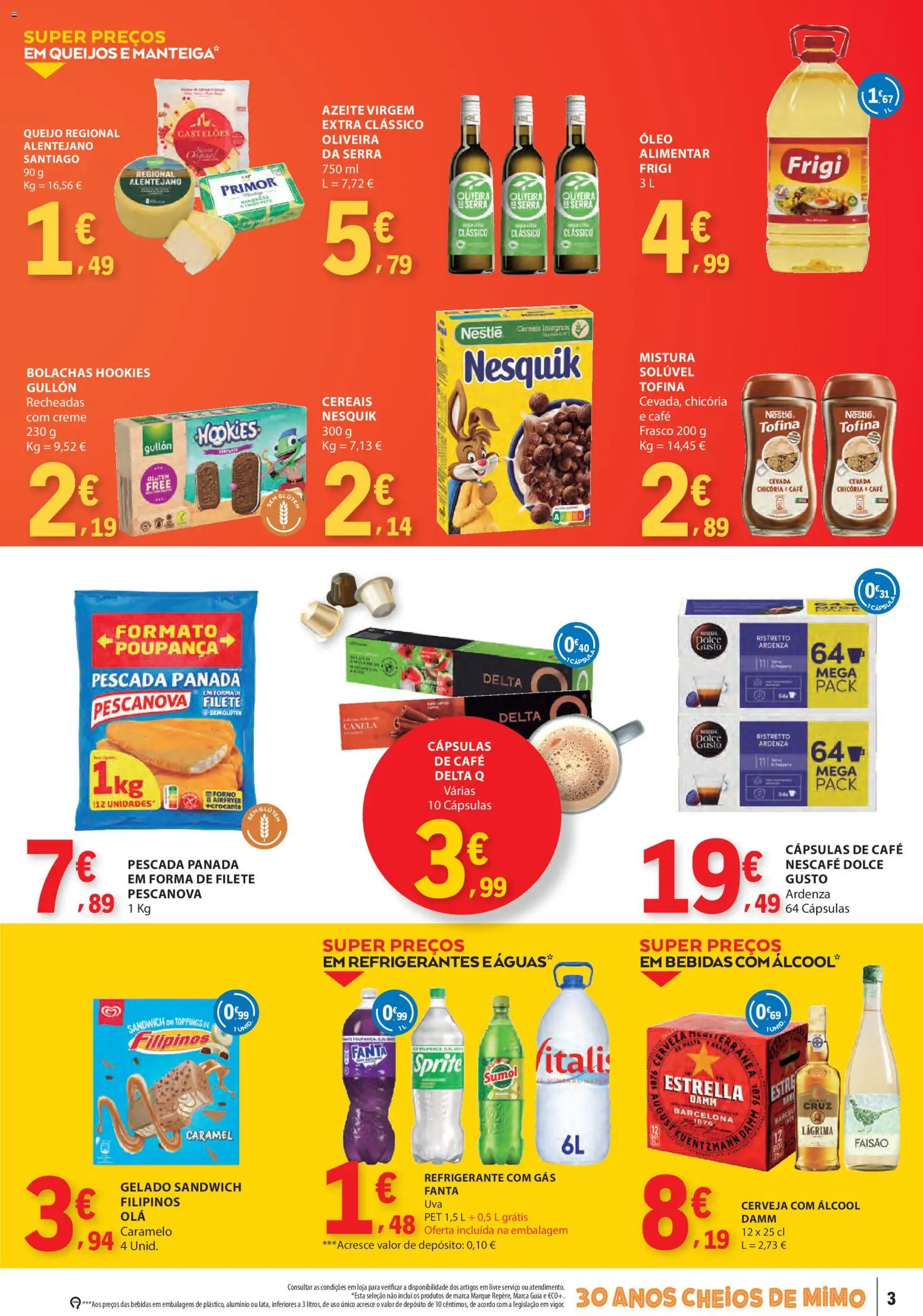 E.Leclerc Catálogo Fim de Semana │ válido de 14/08/2026 | Página: 3 | Produtos: Forno, Pescada, Dolce gusto, Filete