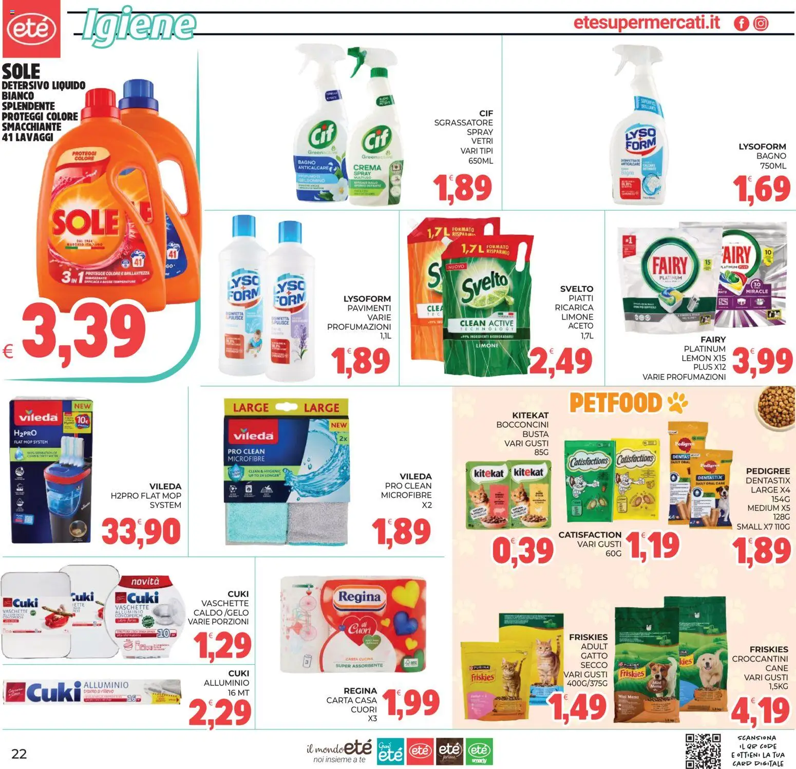Volantino Eté del 28/07/2026 | Pagina: 22 | Prodotti: Tè, Limone, Aceto, Ingredienti