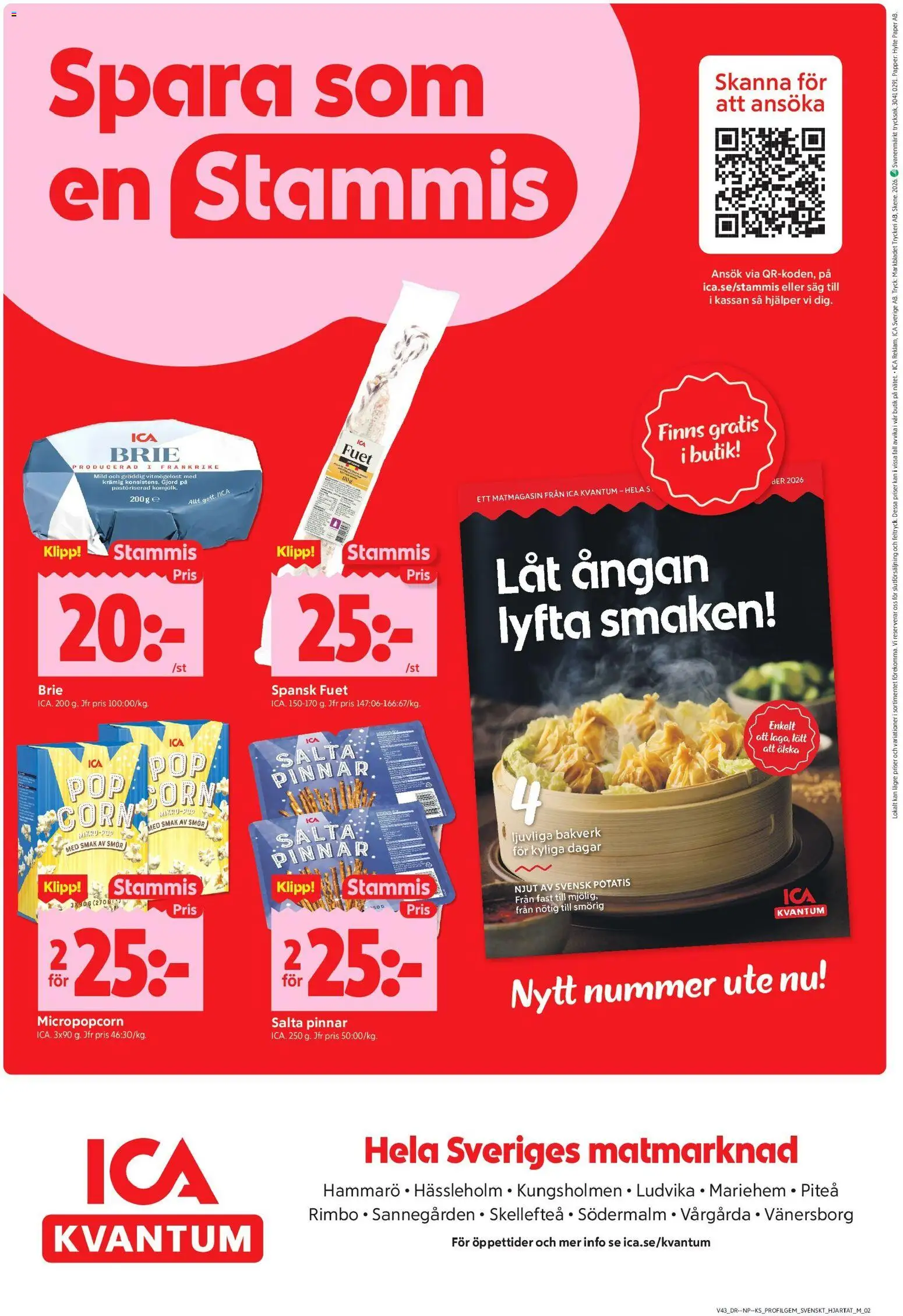ICA Kvantum reklamblad aktuell från 19/10/2026 | Sida: 12