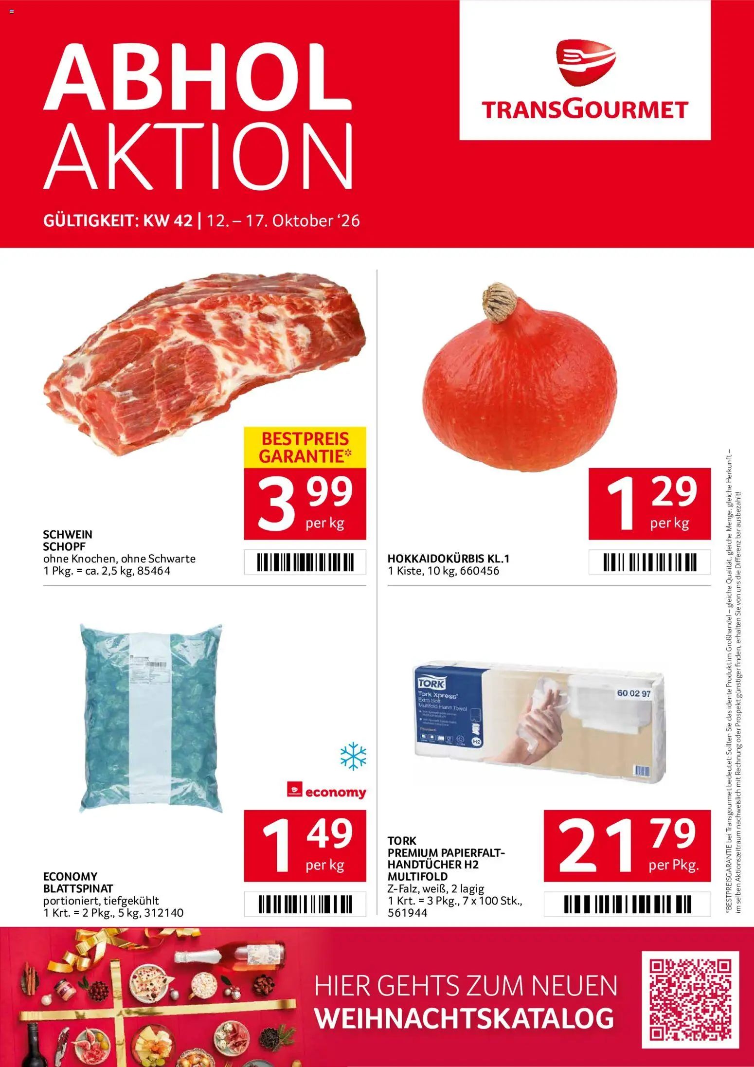 Transgourmet Broschüre gültig ab 11.10.2026 | Seite: 1
