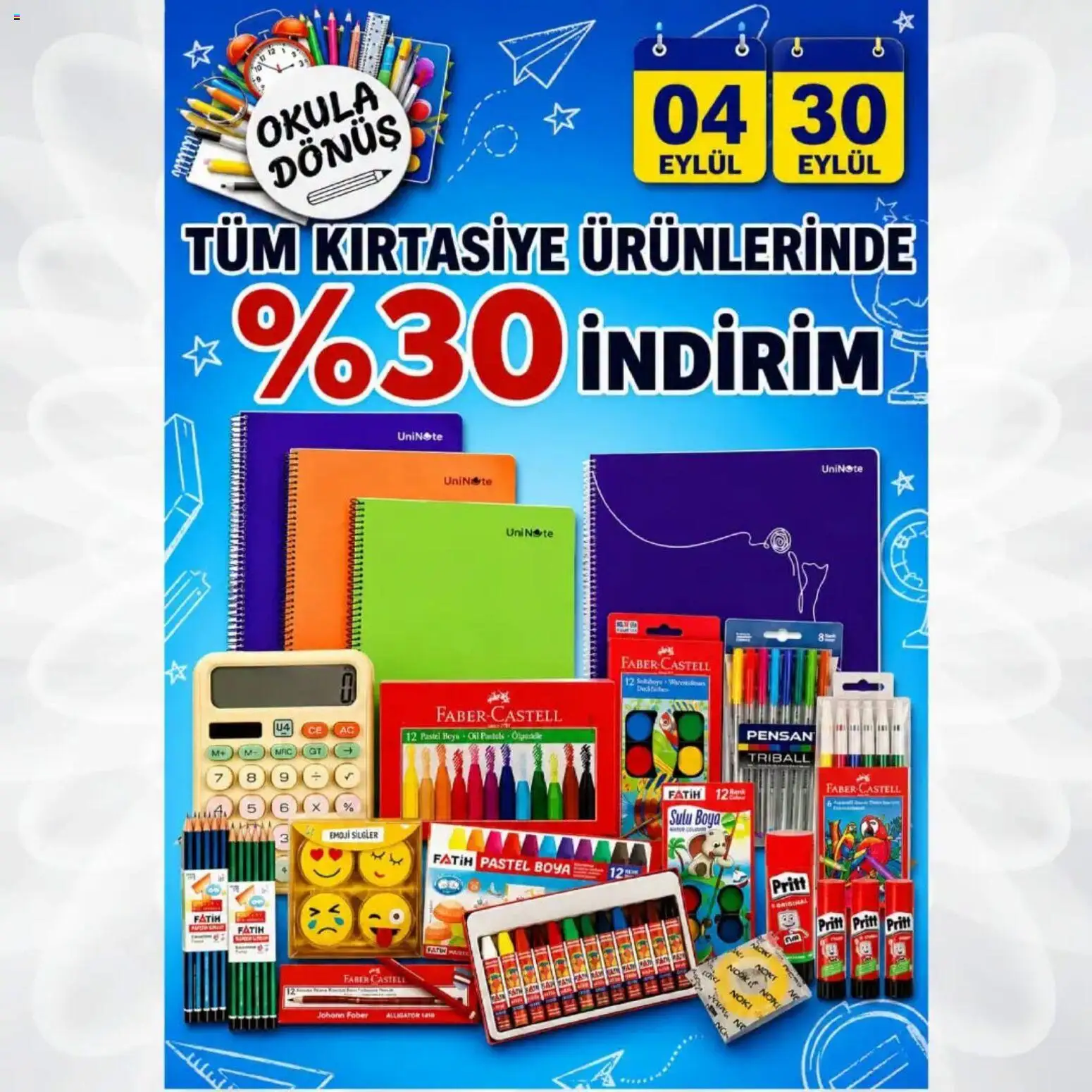 Furpa - Okula dönüş - 04 Eylül 2026 tarihinden itibaren geçerlidir | Sayfa: 1 | Ürünler: Pastel boya, Sulu boya
