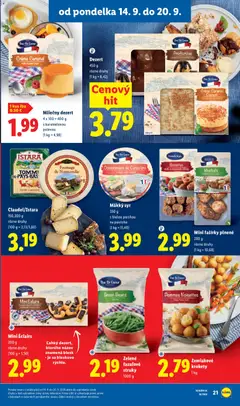 Lidl leták platný od 14.09.2026 | Strana: 27 | Produkty: Syr, Krokety, Mäkký syr, Dezert