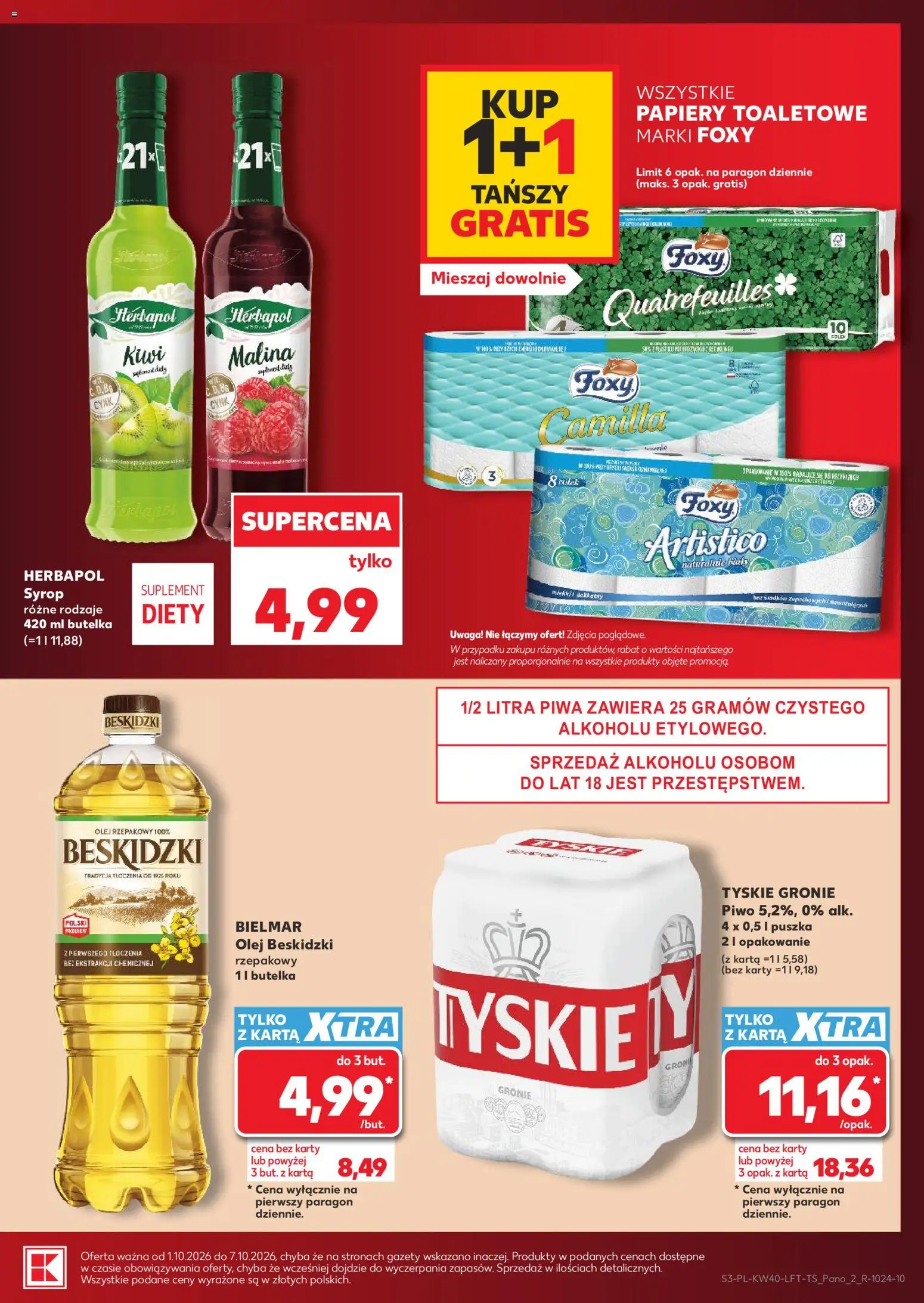 Kaufland gazetka od 01.10.2026 | Strona: 3