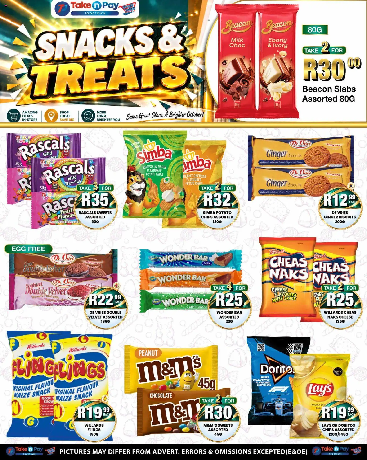 New Take n Pay catalogue – valid from 05/10/2026 | Page: 10 | Products: Corn, Milk, Biscuits, Onion