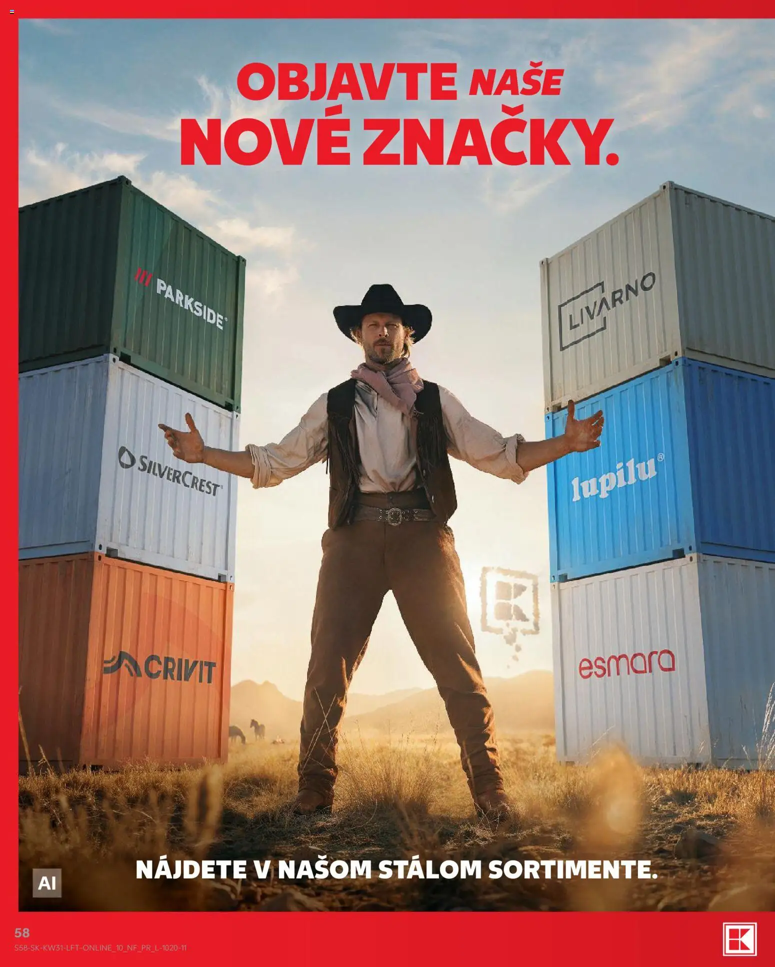 Nové Kaufland akcie – leták je platný od 30.07.2026 | Strana: 58 | Produkty: Parkside