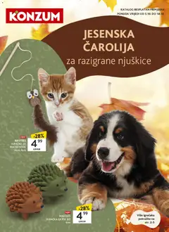 Konzum Tematski katalog ljubimci - Pregled kataloga iz trgovine Konzum, vrijedi od 05.10.2026