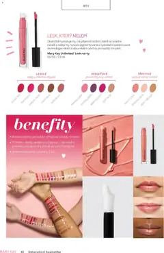Náhled letáku Mary Kay kniha o kráse od 01.07.2026 | Strana: 40 | Produkty: Vitamíny, Lesk na rty