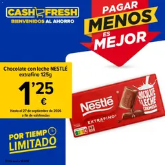 Vista previa Cash Fresh Nestlé 125 g válido desde el 21/09/2026