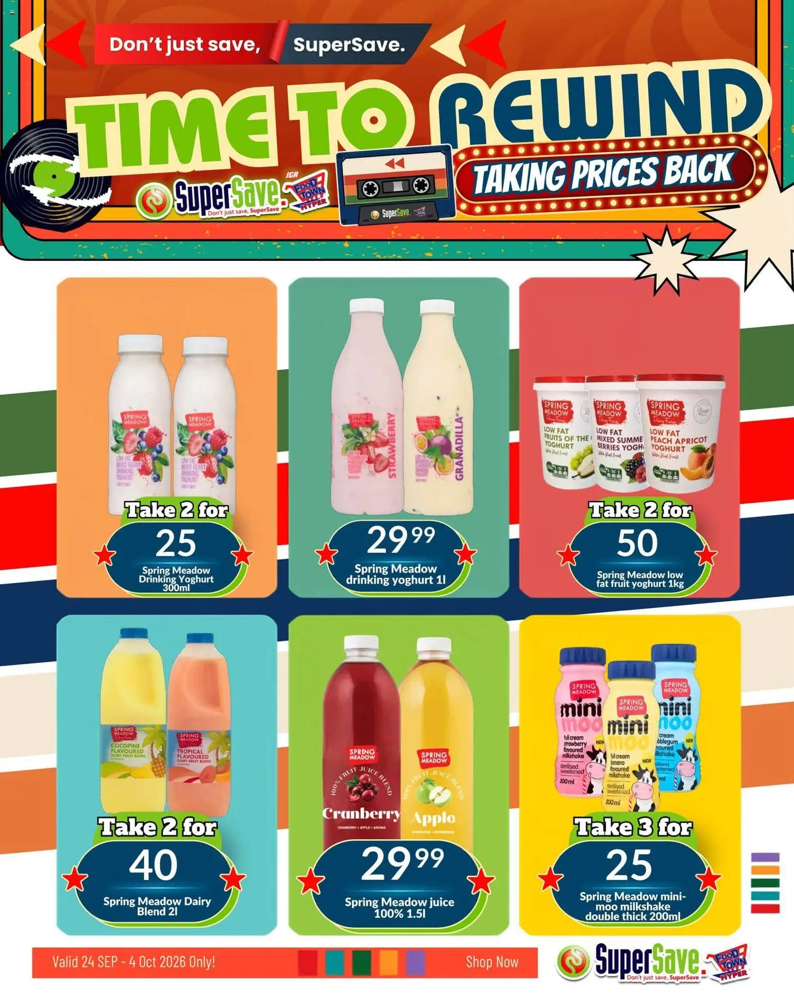 New Super Save catalogue – valid from 24/09/2026 | Page: 13 | Products: Meadow, Juice, Cream cream, Peach