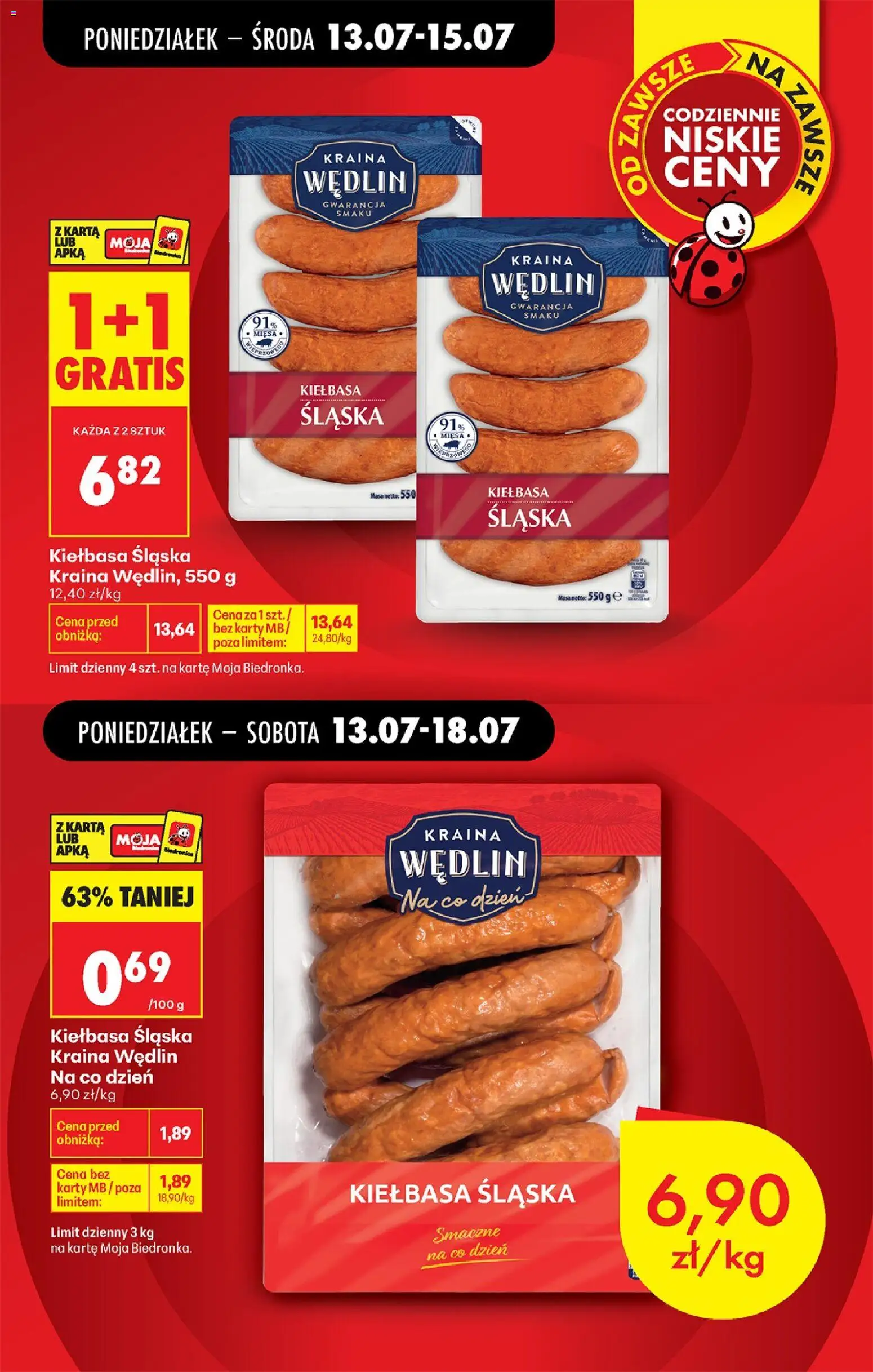 Biedronka Polsko leták od 13.07.2026 | Strana: 7 | Produkty: Karty