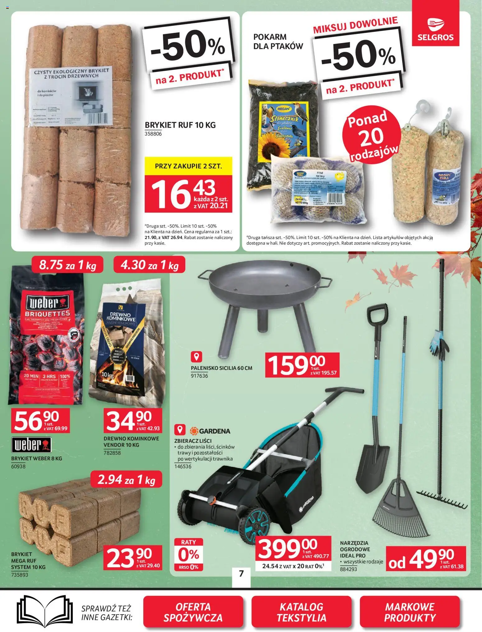 Selgros cash&carry gazetka - Oferta przemysłowa od 22.10.2026 | Strona: 9 | Produkty: Trawy, Narzędzia, Słonecznik, Tekstylia