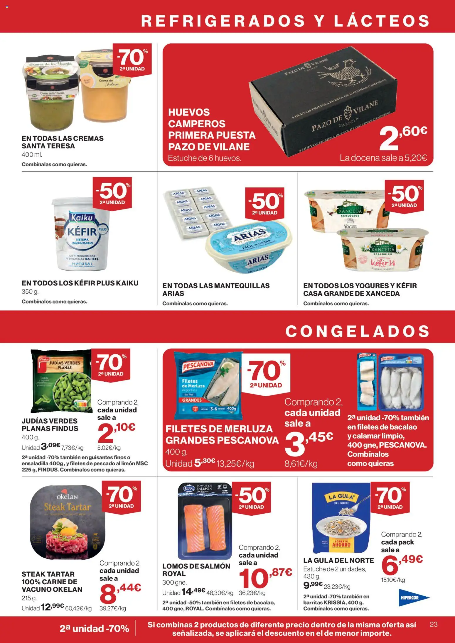 Hipercor catálogo │ válido desde el 24/09/2026 | Página: 23 | Productos: Ensaladilla, Kéfir, Probióticos, Carne