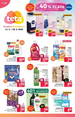 Teta drogerie leták platný od 11.05.2026
