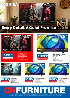 OK Furniture specials catalogue – valid from 07/09/2026