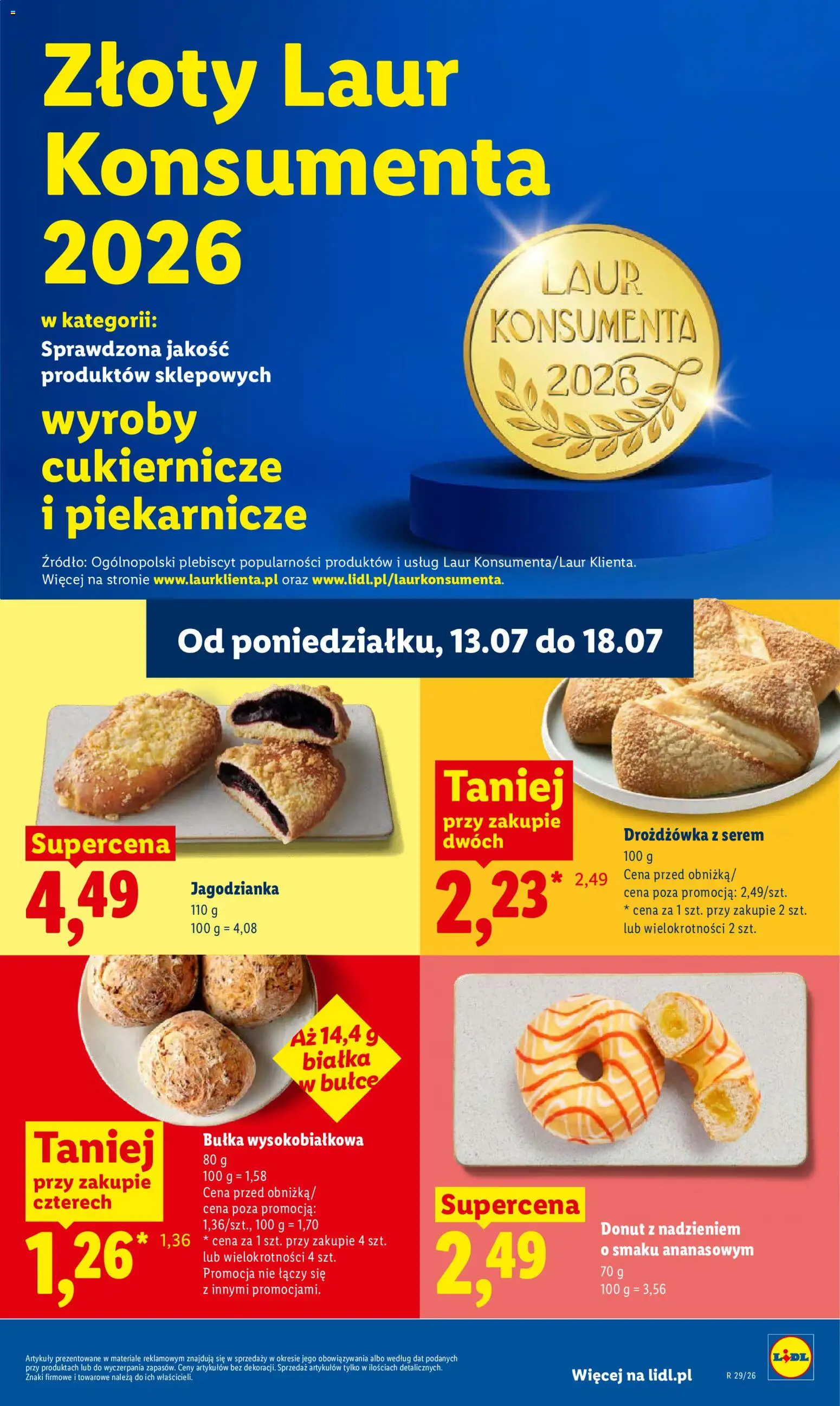Lidl Polsko leták od 16.07.2026 | Strana: 55 | Produkty: Donut