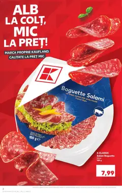 Ofertele Kaufland valabile de la 06.05.2026 | Pagină: 2 | Produse: Delgeç, Salam