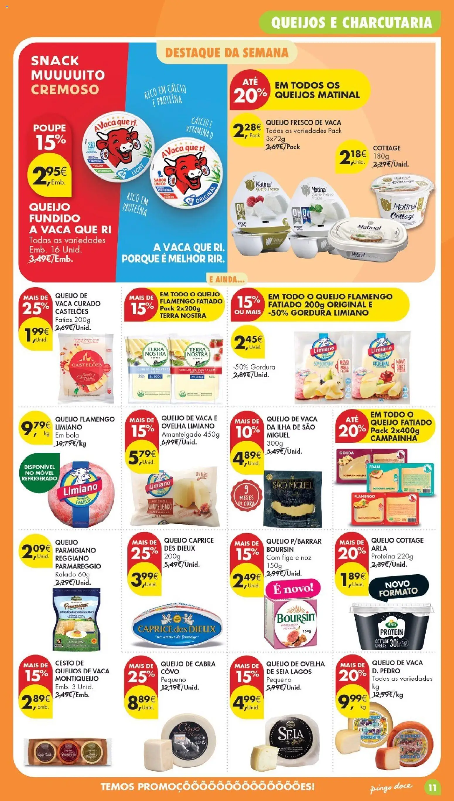 Pingo Doce Poupe Esta Semana Madeira │ válido de 28/07/2026 | Página: 11 | Produtos: Cálcio, Queijo, Vitamina d, Proteina