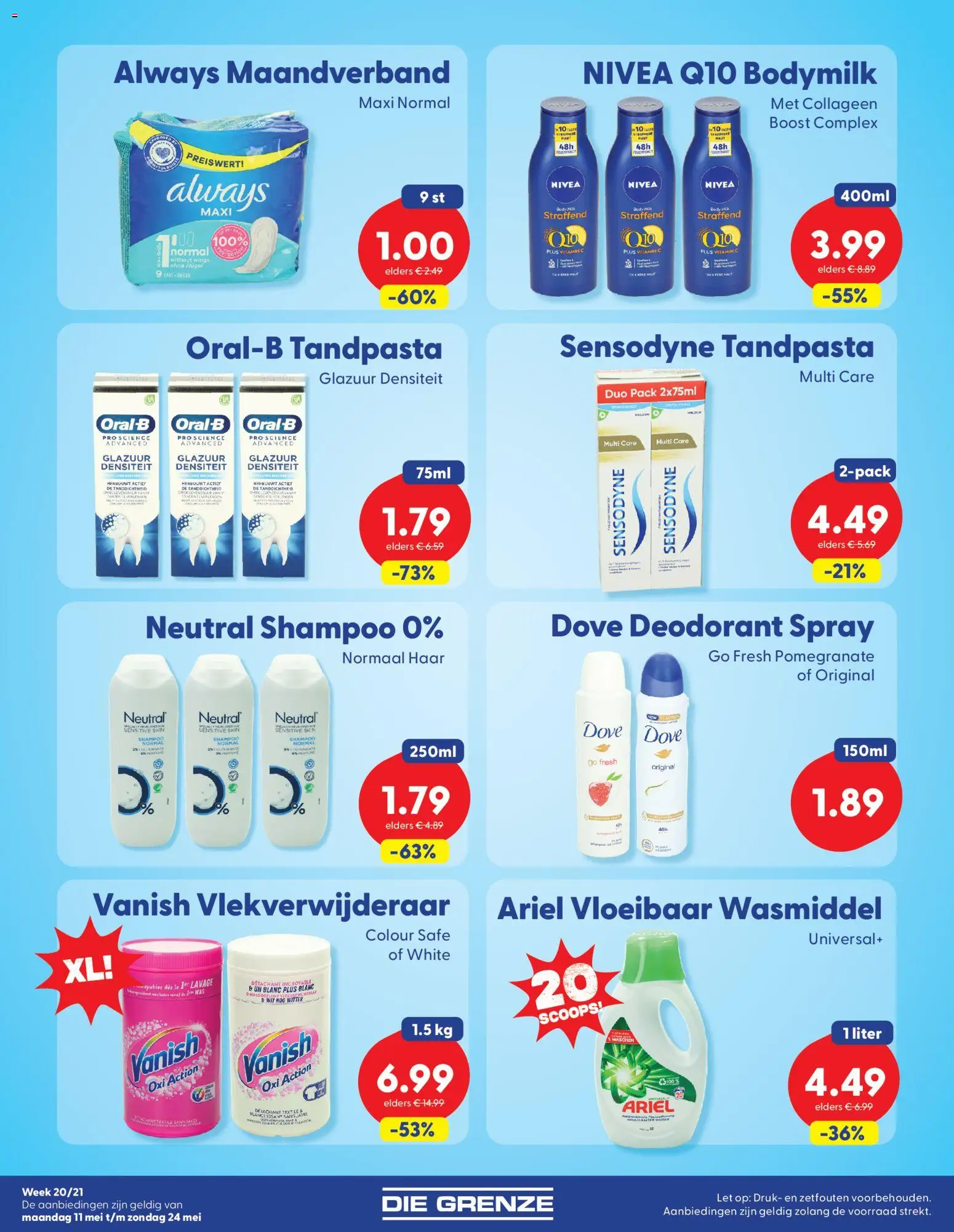 {H1} | Pagina: 5 | Producten: Deodorant, Wasmiddel, Boost, Shampoo