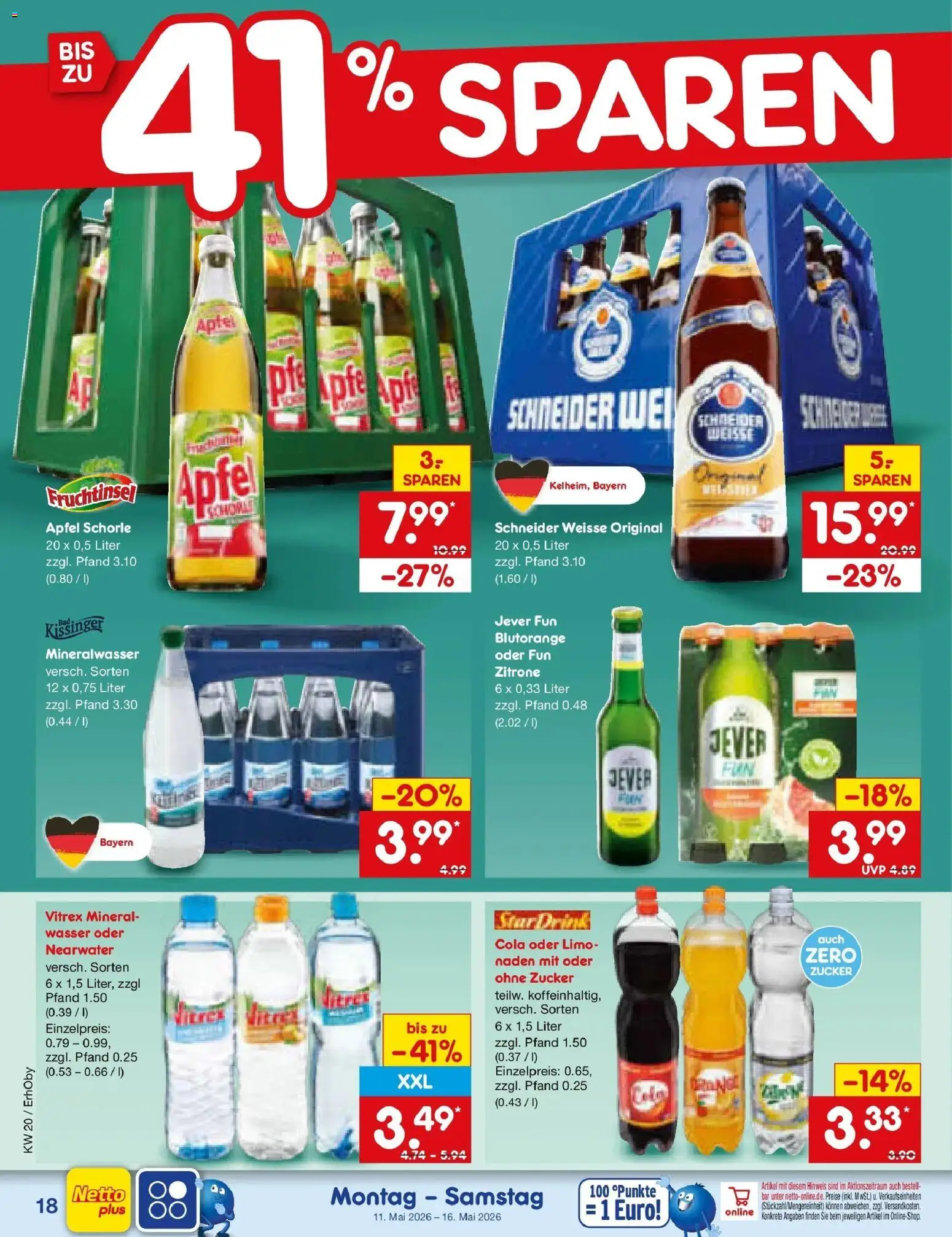 Netto Marken-Discount Prospekt Mauern	 – gültig ab 10.05.2026 | Seite: 25 | Produkte: Cola, Äpfel, Zitrone, Jever