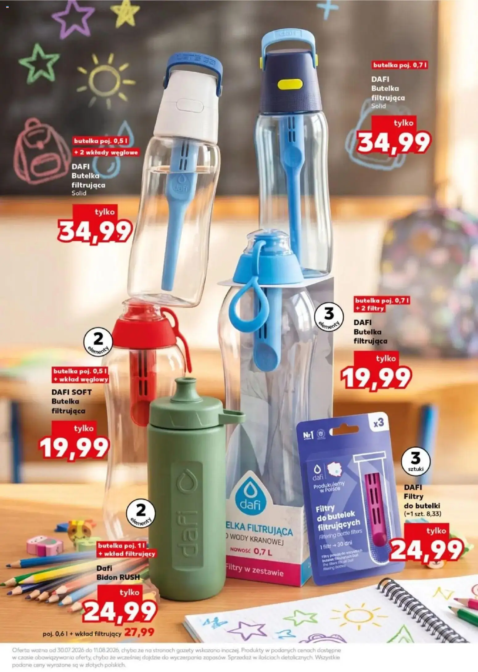 Kaufland gazetka - Wszystko do szkoły od 30.07.2026 - od jutra PDF | Strona: 35 | Produkty: Gazety, Filtry dafi, Butelka filtrująca, Butelka filtrująca dafi