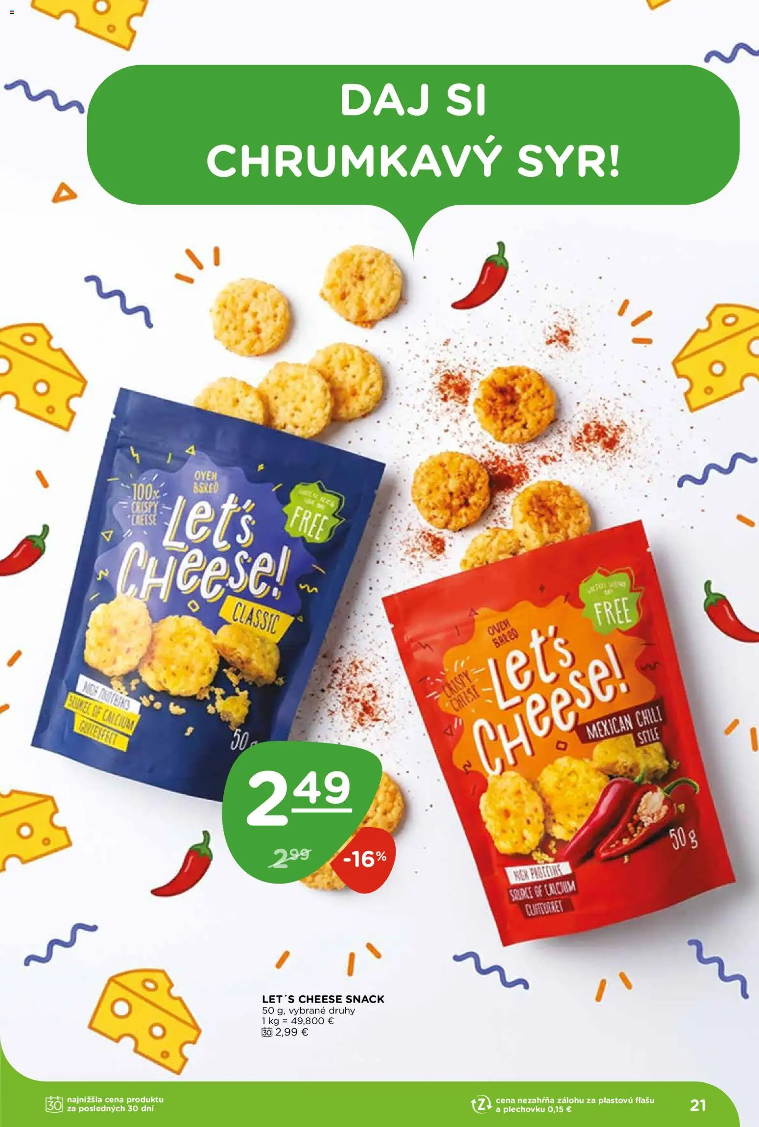 Nové Terno akcie – leták je platný od 03.09.2026 | Strana: 21 | Produkty: Syr