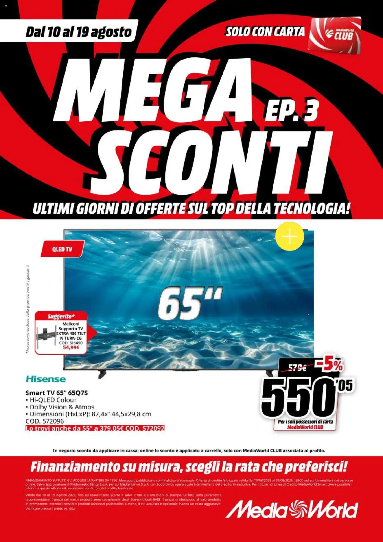 Volantino Media World del 10/08/2026 | Pagina: 24
