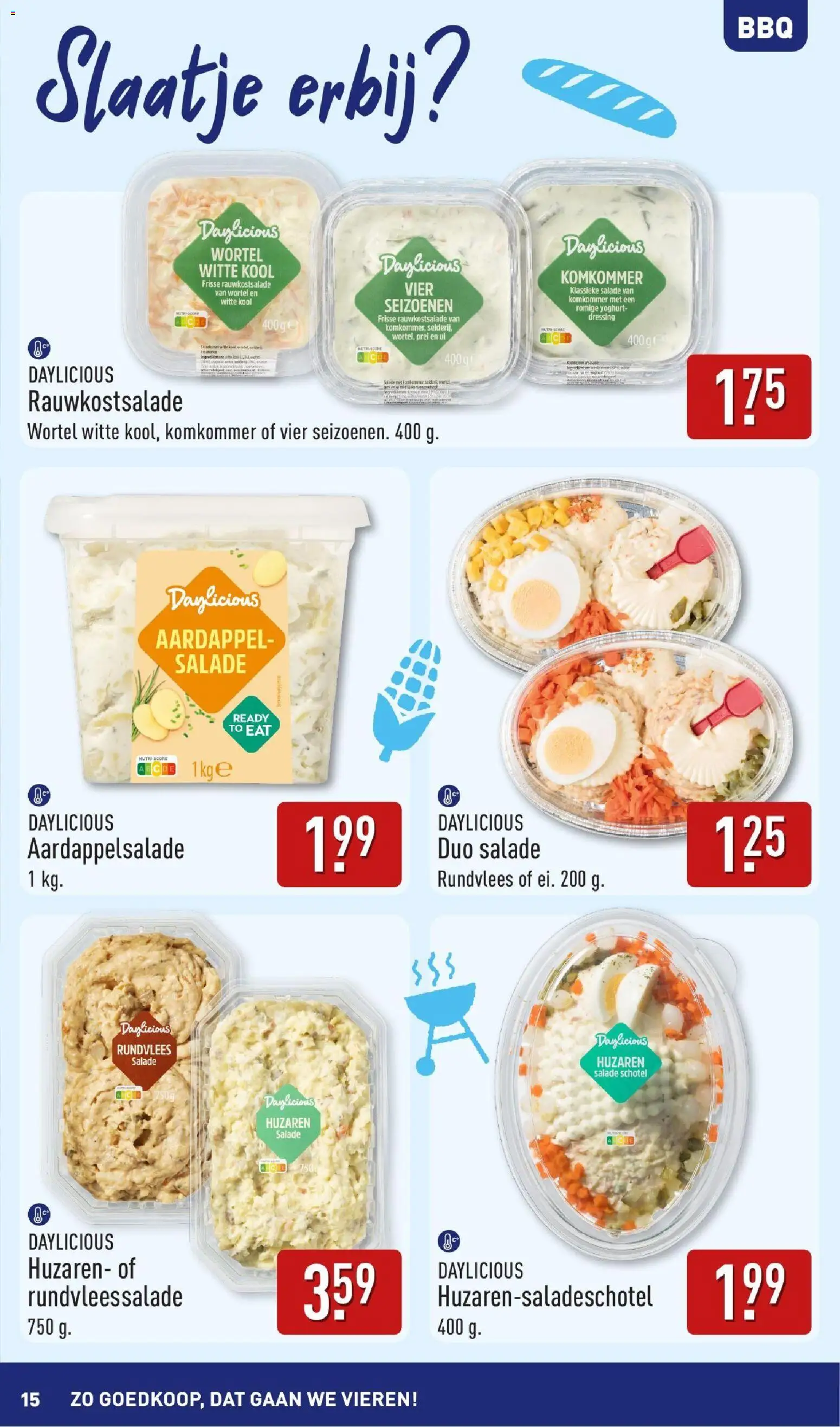 {H1} | Pagina: 15 | Producten: Aardappel, Yoghurt, Salade, Dressing