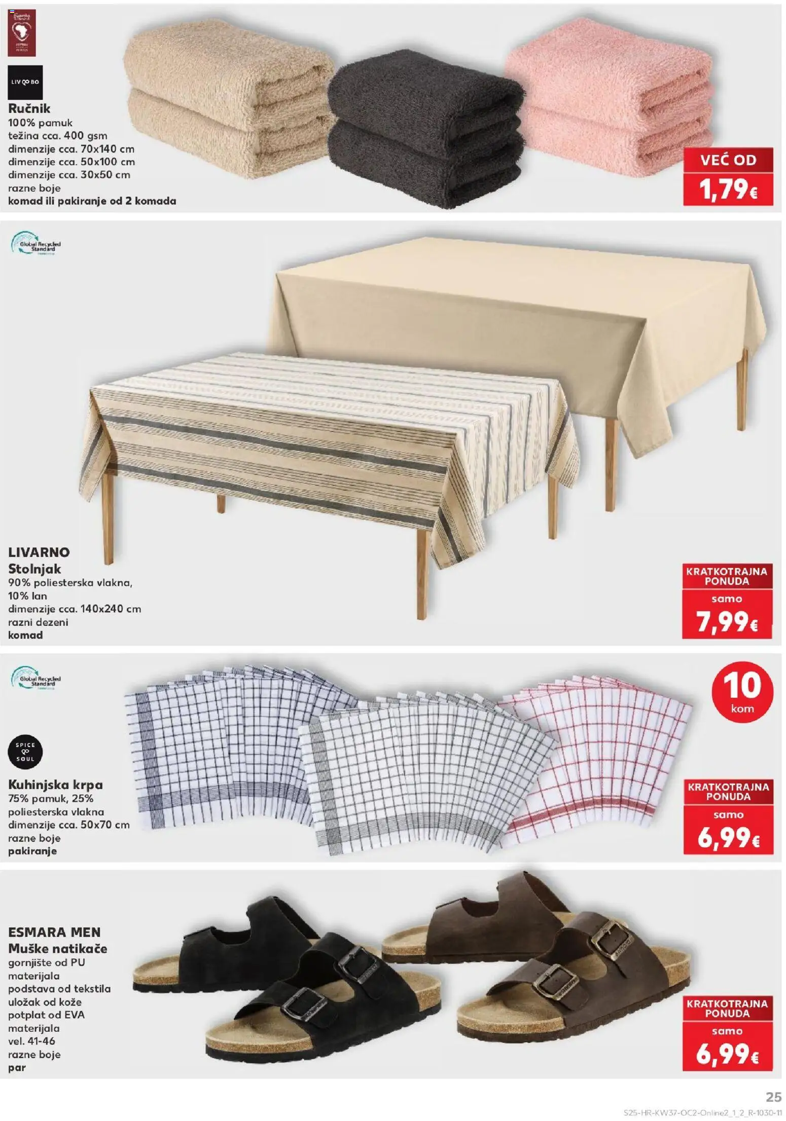 Kaufland HR akciós ujság - amely érvényes a következő dátumtól: 2026.09.09. | Oldal: 25 | Termékek: Esmara