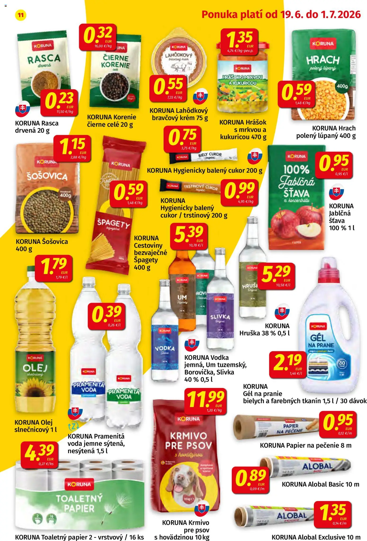 Nové Koruna akcie – leták je platný od 19.06.2026 | Strana: 11