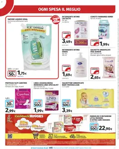 Anteprima del volantino Ipercoop volantino valido a partire dal 24/09/2026 | Pagina: 23 | Prodotti: Pannolini, Sapone, Detergente intimo, Mutandine