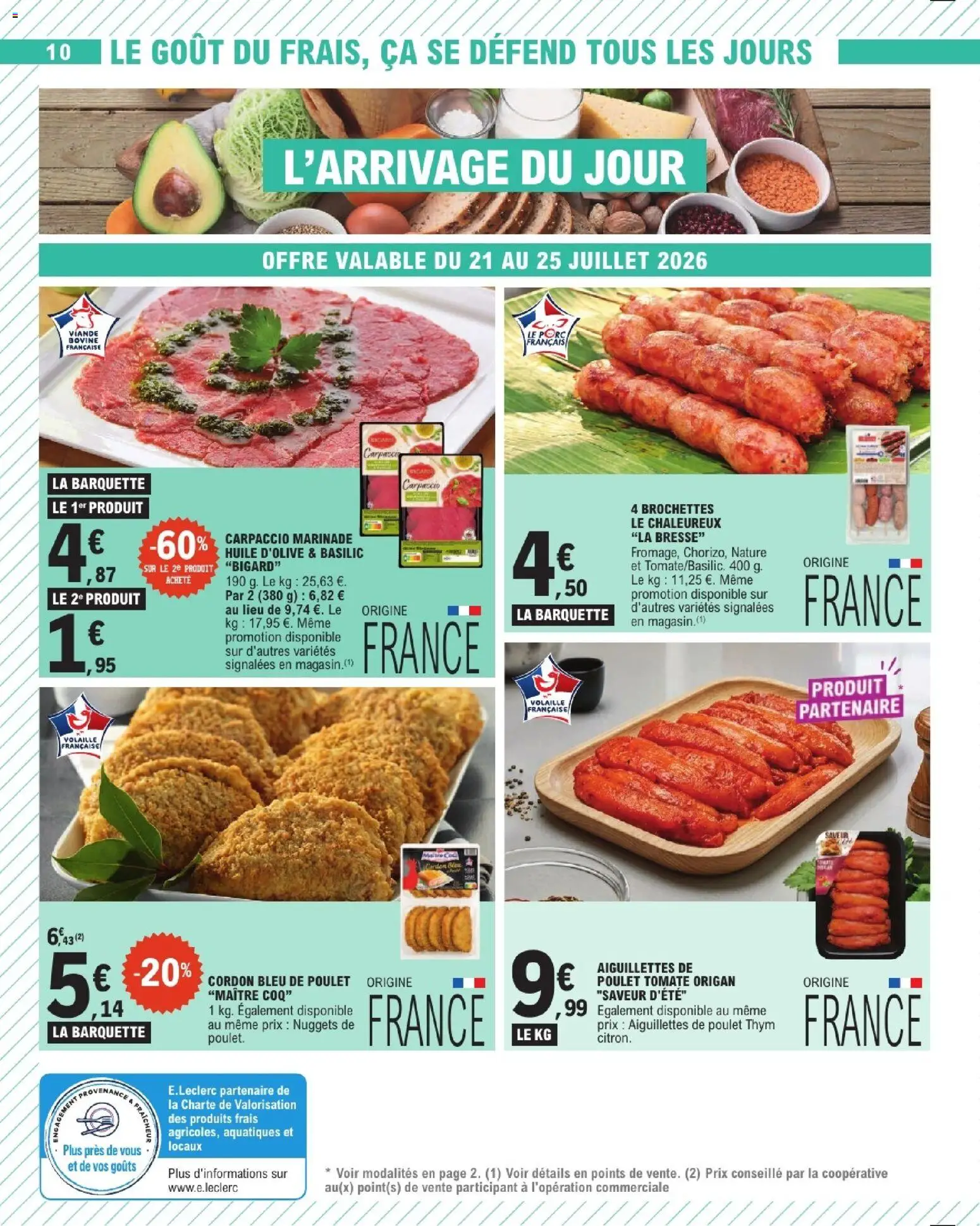 {H1} | Page: 10 | Produits: Origan, Viande, Cordon bleu, Viande bovine