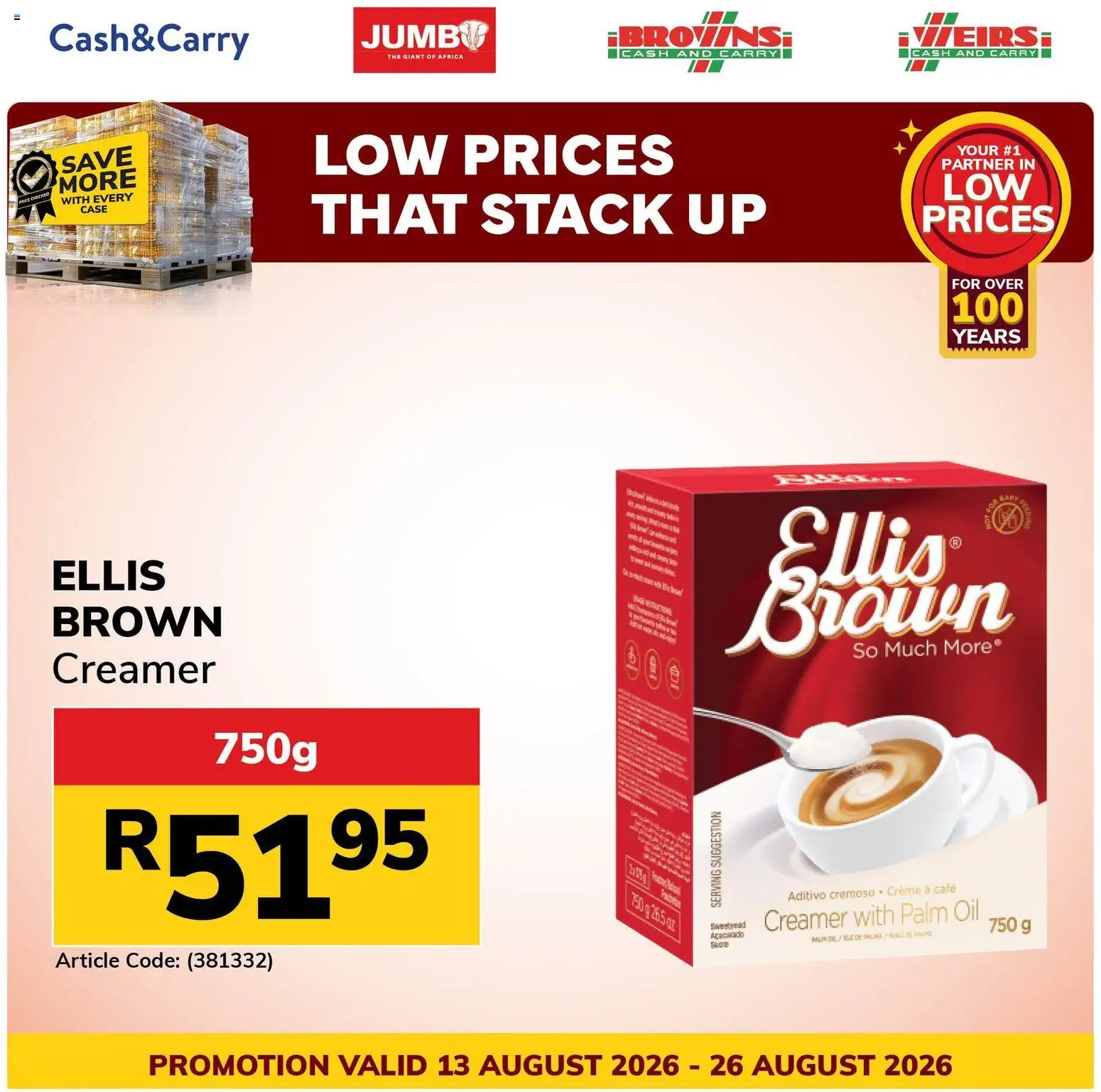 New Jumbo catalogue – valid from 13/08/2026 | Page: 7 | Products: Case, Creamer, Oil