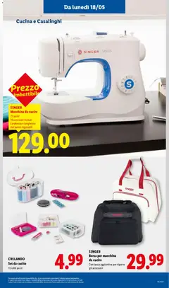 Anteprima del volantino SINGER Borsa per macchina da cucire, Con tasca aggiuntiva per riporre gli accessori valido a partire dal 14.05.2026 | Pagina: 31 | Prodotti: Borsa, Macchina da cucire