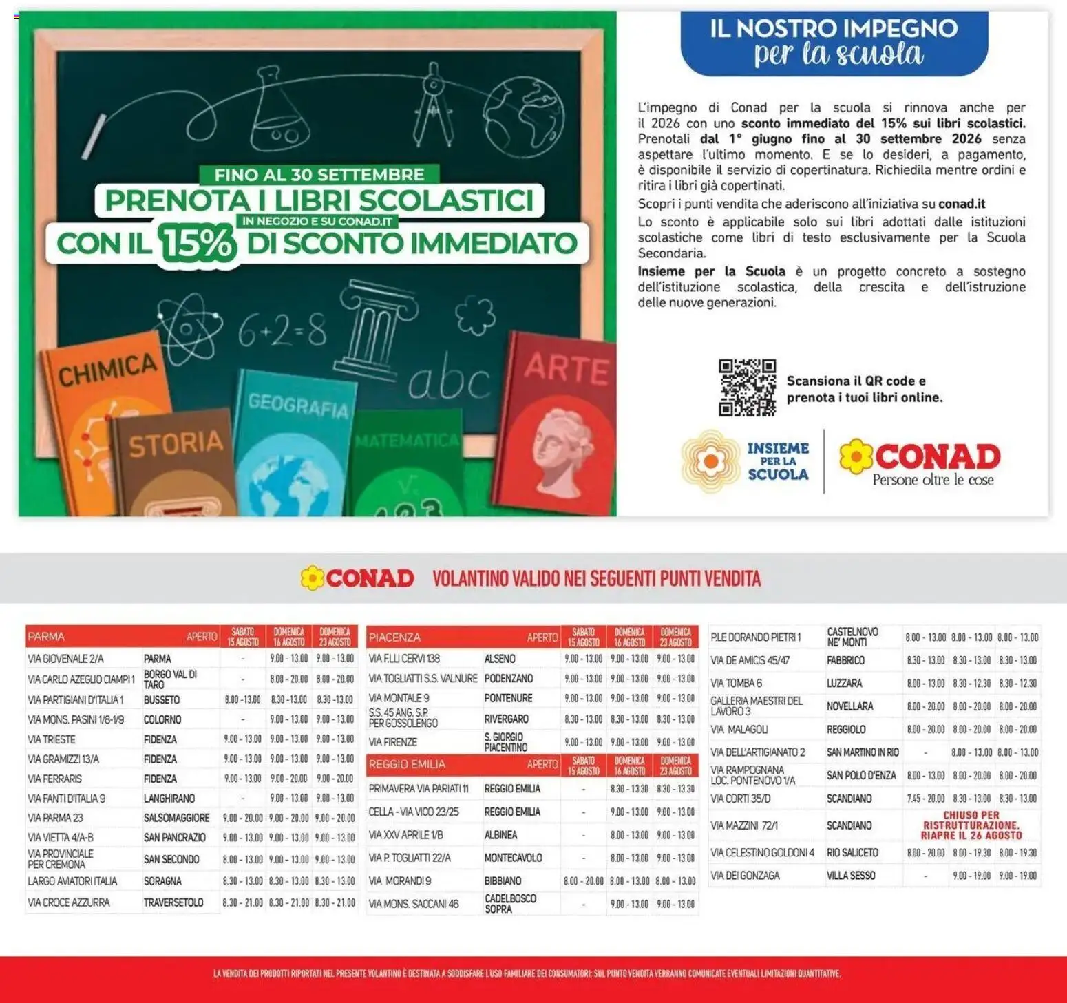 Volantino Conad dal 12/08/2026 > Anteprima | Pagina: 15 | Prodotti: Libri, Polo