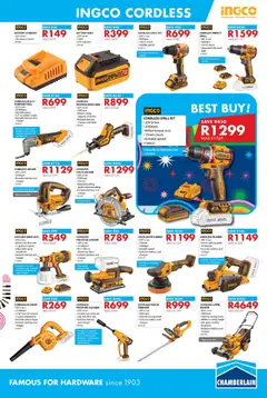 Chamberlain specials catalogue – valid from 21.05.2026 | Page: 7 | Products: Mower, Drill, Charger, Jigsaw