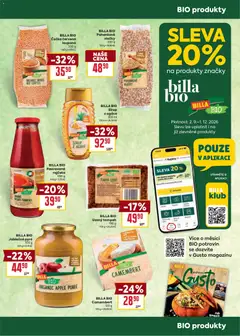 Náhled letáku Billa Velký leták od 16.09.2026 | Strana: 15 | Produkty: Pasírovaná rajčata, Vločky, Apple, Agáve