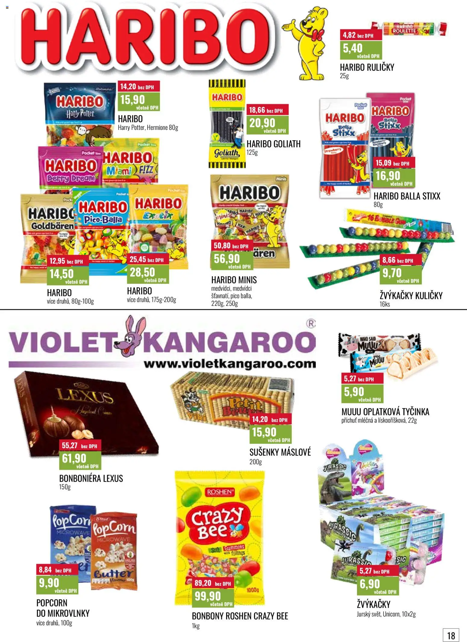 Ratio leták od 01.06.2026 | Strana: 19 | Produkty: Haribo, Bonbóny, Bonboniéra, Popcorn