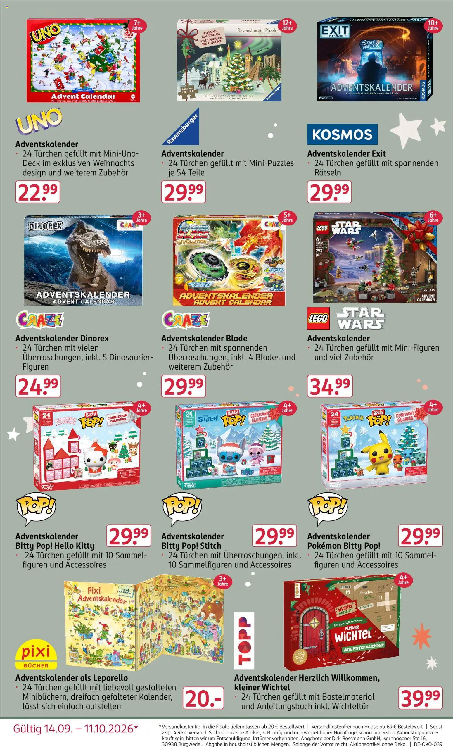 Rossmann Adventskalender – gültig ab 14.09.2026 | Seite: 8