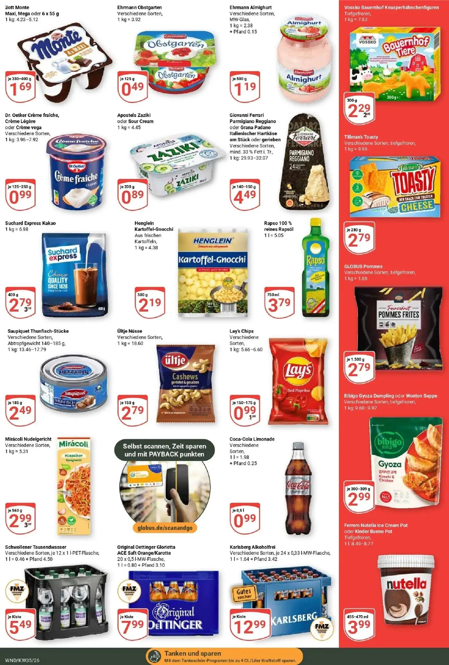 Globus Prospekt St. Wendel (ab 24.08.2026) » Angebote online | Seite: 5 | Produkte: Spaghetti, Pommes frites, Nutella, Paprika