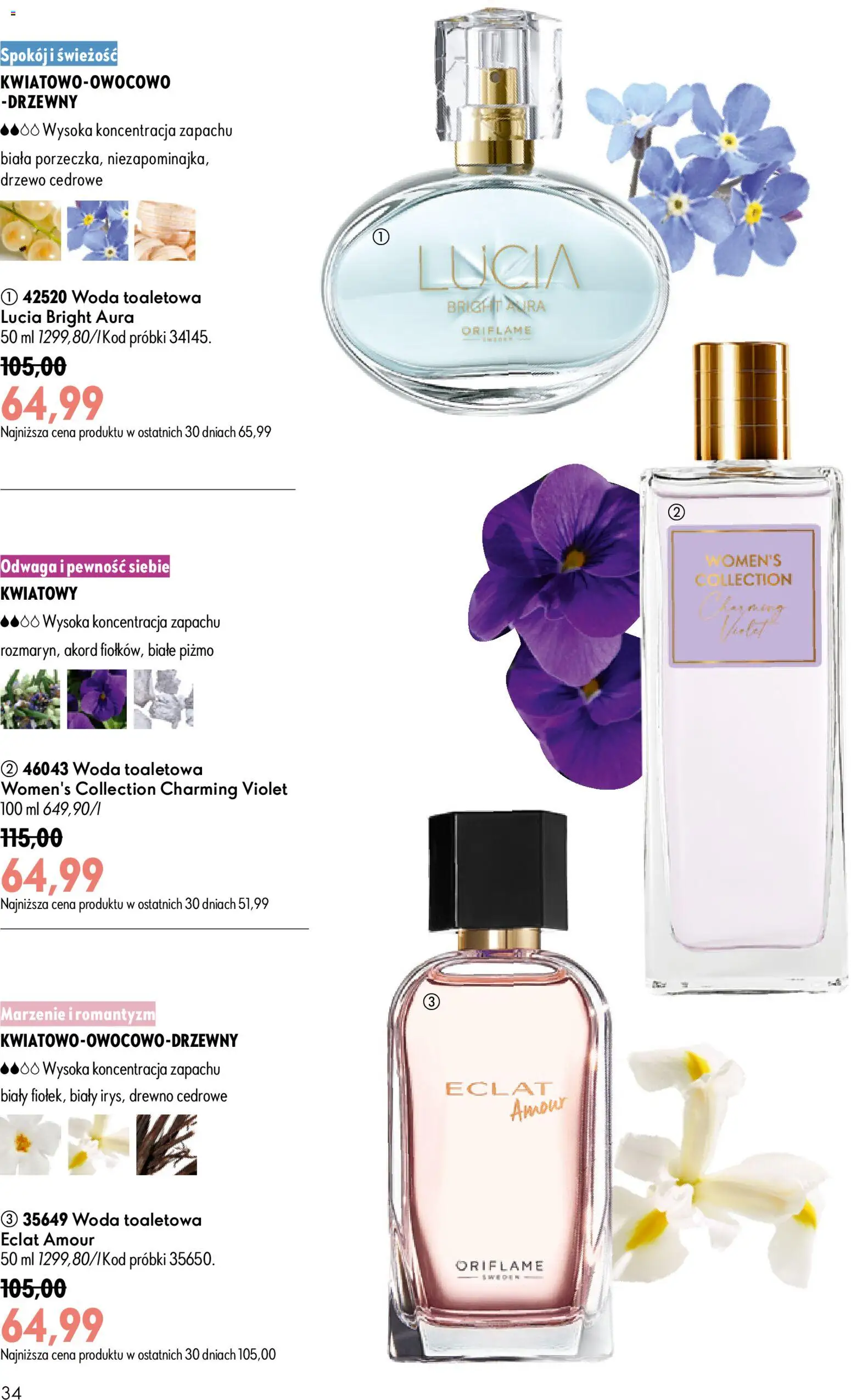 Oriflame Katalog 9 2026 od 17.06.2026 | Strona: 34 | Produkty: Woda toaletowa, Woda
