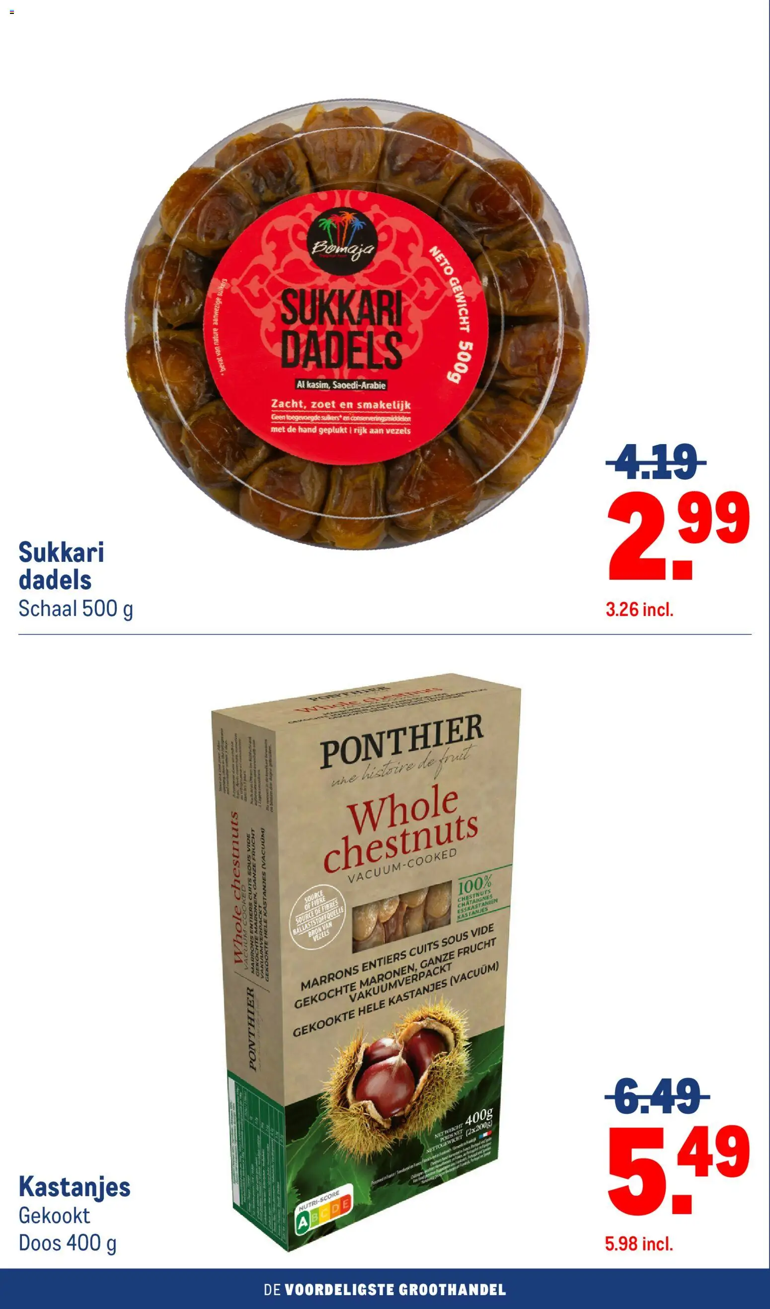 {H1} | Pagina: 10 | Producten: Schaal, Gewicht, Fruit, Dadels