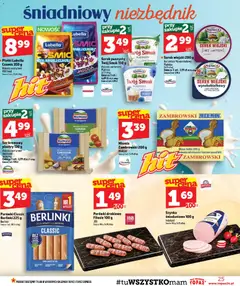 Pogląd oferty "Topaz gazetka" - ważna od 23.07.2026 | Strona: 25 | Produkty: Bez laktozy, Parówki, Płatki, Cheddar