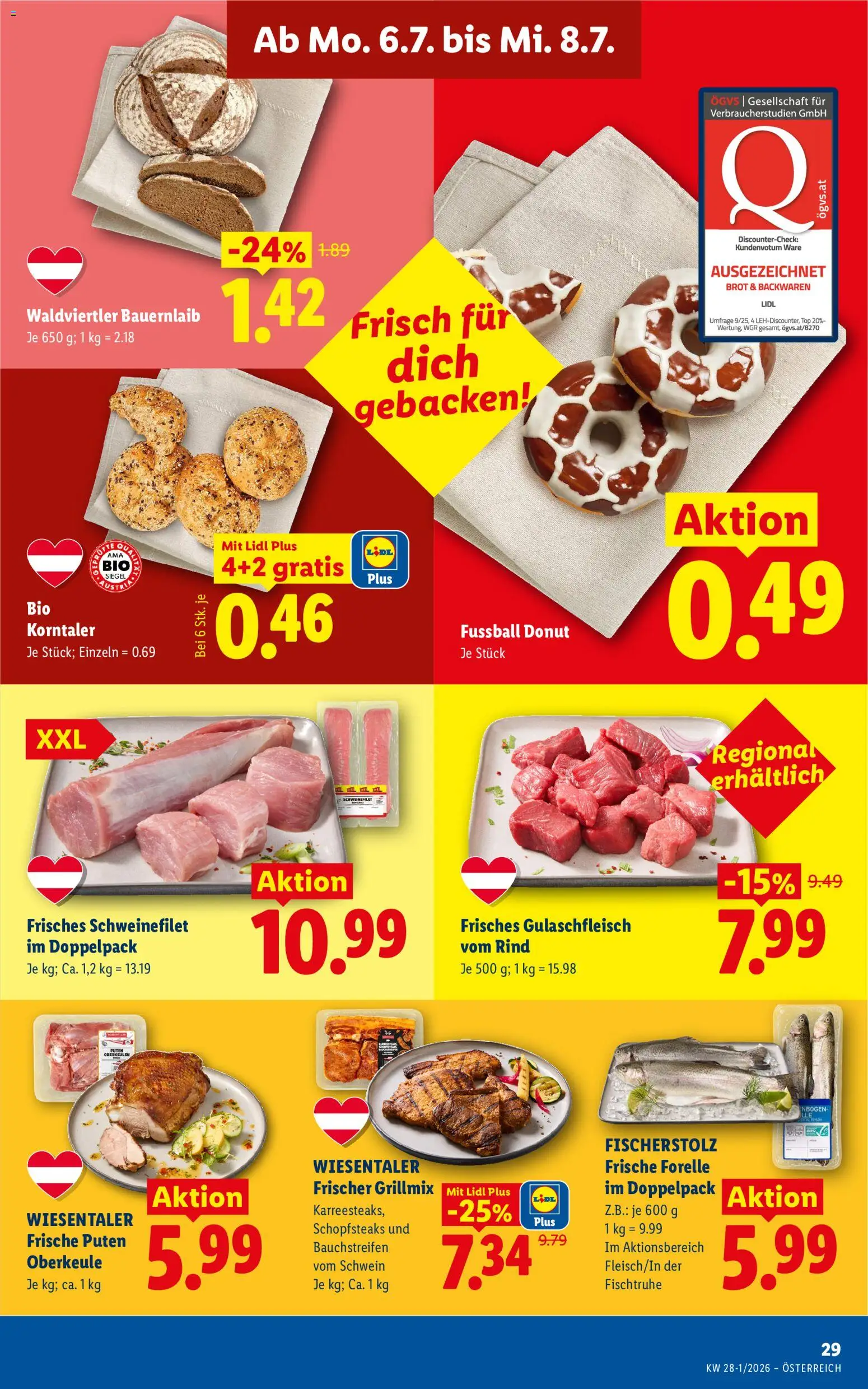 Lidl - Flugblatt gültig ab 02.07.2026 | Seite: 38 | Produkte: Brot