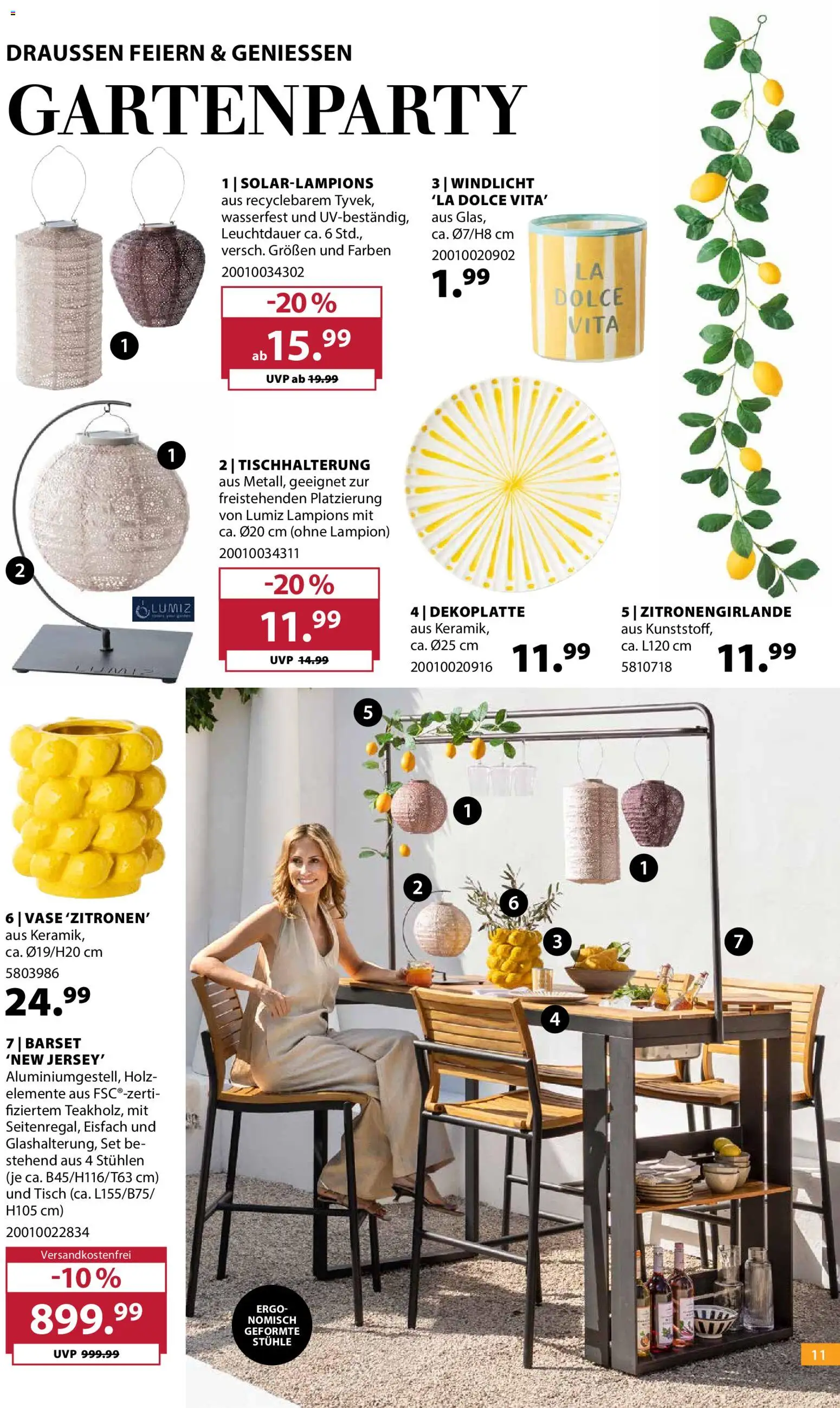 Dehner Prospekt – gültig ab 10.06.2026 | Seite: 11 | Produkte: Tisch, Vase