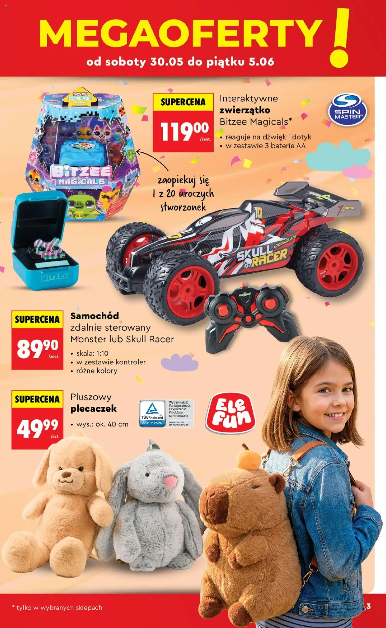Biedronka Polsko leták - Hity i inspiracje od 30.05.2026 | Strana: 3 | Produkty: Monster, Baterie AA, Baterie