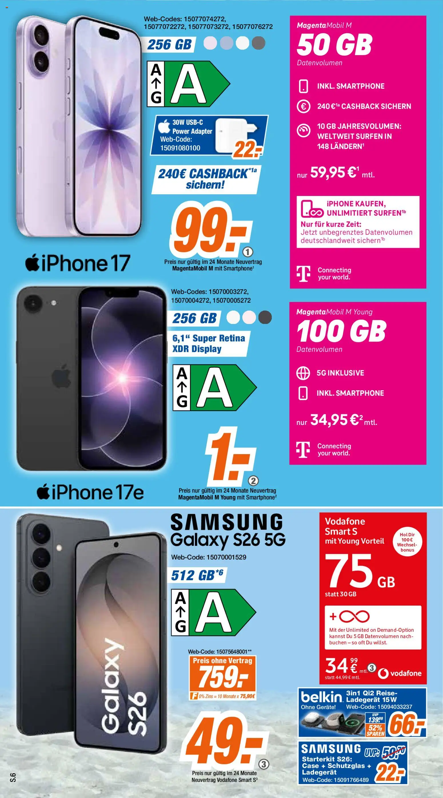 Expert Giessen – gültig ab 10.08.2026 | Seite: 6 | Produkte: Adapter, Samsung, Iphone, Ladegerät