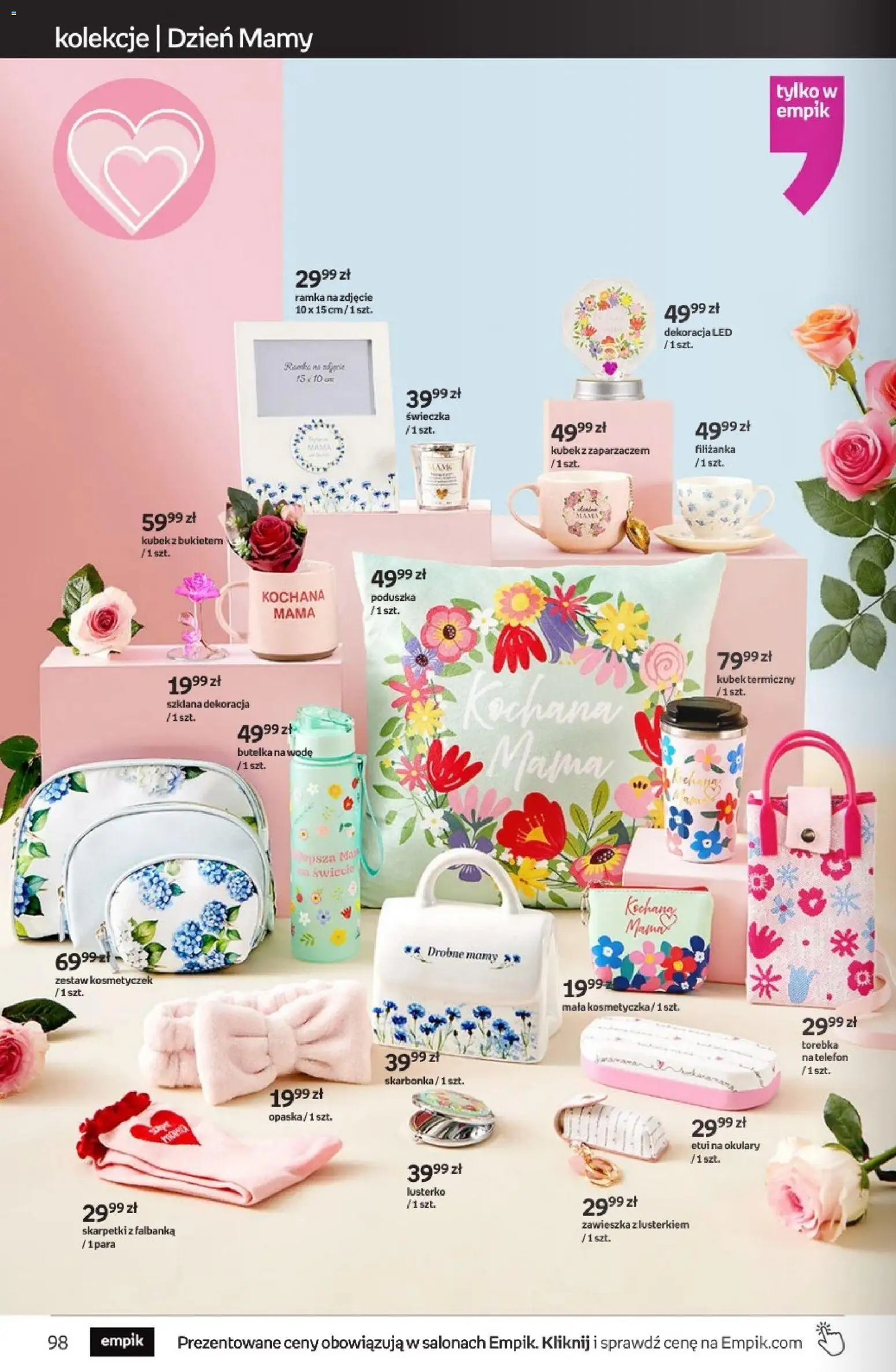 Empik promocje od 08.04.2026 | Strona: 98 | Produkty: Torebka, Skarpetki, Poduszka, Ramka