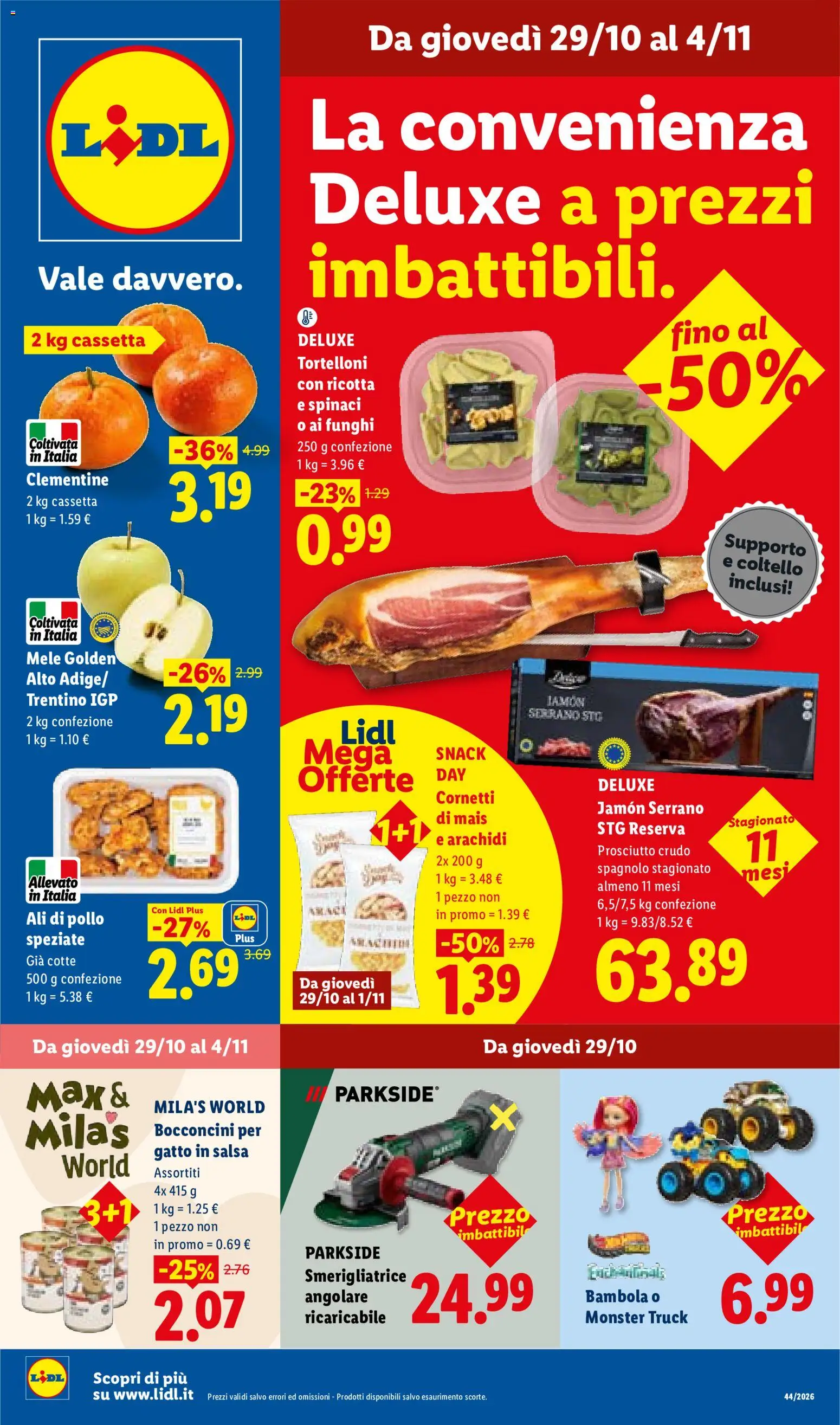 Volantino Lidl del 29/10/2026 | Pagina: 1