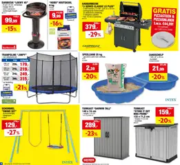 Hubo folder - Voorbeeld van een folder van Hubo, geldig van 13.05.2026 | Pagina: 4 | Producten: Trampoline, Grill, Thermometer