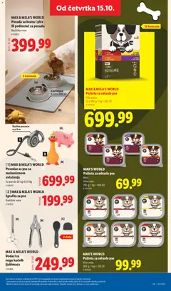 Lidl katalog - pregled Lidl kataloga - važi od 15.10.2026 | Strana: 75 | Proizvode: Lopta, Krevet, Četka, Grebalica za mačke